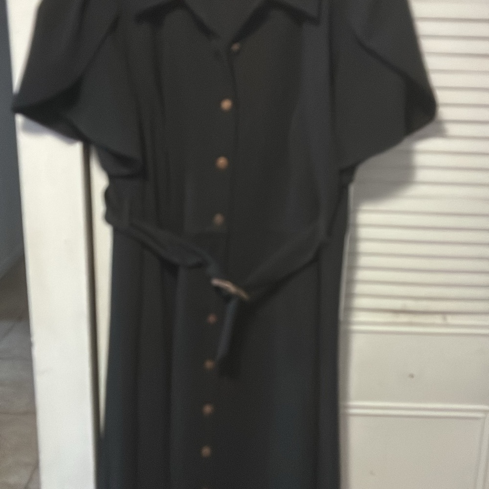 Calvin Klein Black Long Sleeve Dress